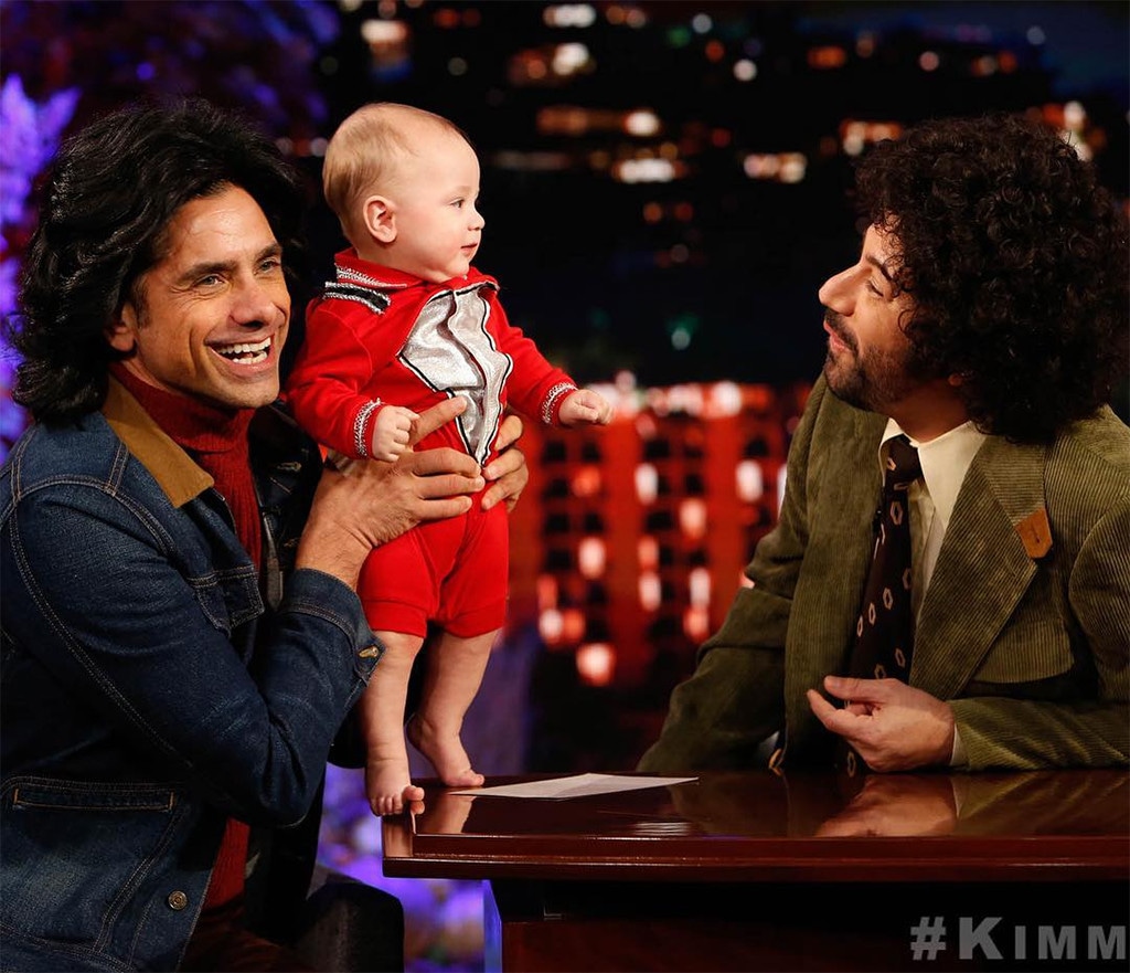 John Stamos' Baby Boy Billy Makes His Late-Night Debut